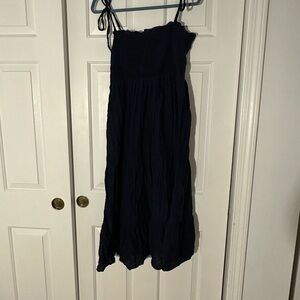 GAP Dark Blue Textured Dress